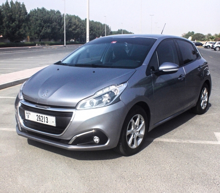 Peugeot 208 2019 for rent in Abu Dhabi